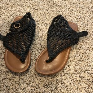 Black/brown Sandals